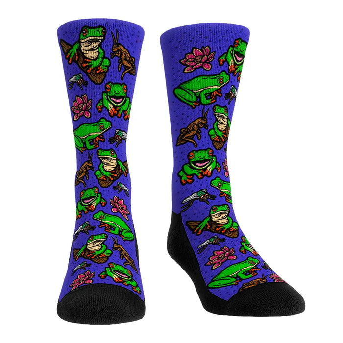Frogs All-Over by Rock 'Em Socks
