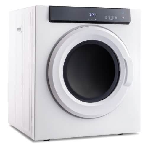 Front Load Laundry Dryer with Touch Screen Panel and Stainless Steel Tub by DailySale