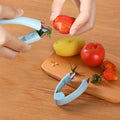 Fruit and Vegetable Stem Remover Strawberry Tomato Potato Pineapple Carrot Huller Corer Tweezers Tool Kitchen Gadget by DailySale