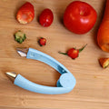 Fruit and Vegetable Stem Remover Strawberry Tomato Potato Pineapple Carrot Huller Corer Tweezers Tool Kitchen Gadget by DailySale