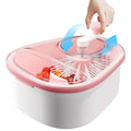 Fruit, Vegetable Manual Washing Spinner with Brush Hand Crank by DailySale