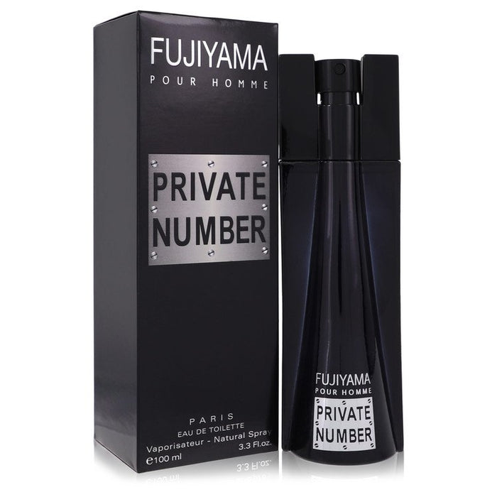 Fujiyama Private Number by Succes De Paris Eau De Toilette Spray 3.3 oz for Men by Avera Group