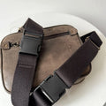 Full-Grain Crazy Horse Leather Waist Bag – Crossbody Travel Waist Pack by MiamiLeathers.com