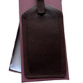 Full-Grain Leather Luggage Tag – Cambridge Travel Bag Tag by MiamiLeathers.com