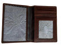 Full-Grain Leather Passport Cover – Cambridge Travel Passport Holder by MiamiLeathers.com