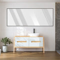Full Length Mirror Aluminum Alloy Wall Mirror Free Standing Floor by DailySale