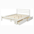 Full Platform Bed Frame with Two Storage Drawers by DailySale