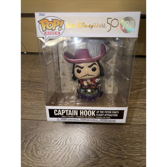 Funko POP! Ride: Walt Disney World 50th Anniversary - Captain Hook on Peter Pan by Price Is Right Miami