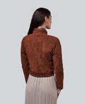 Furniq Uk Womens Suede Studded Jacket, Medium by Vanessa Jane