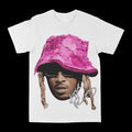 Future "Big Face Pink Bucket" Graphic Tee by Obsessed with graphic tees