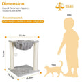 Fuzzy Kitten Scratching Post with Hammock by DailySale