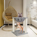 Fuzzy Kitten Scratching Post with Hammock by DailySale