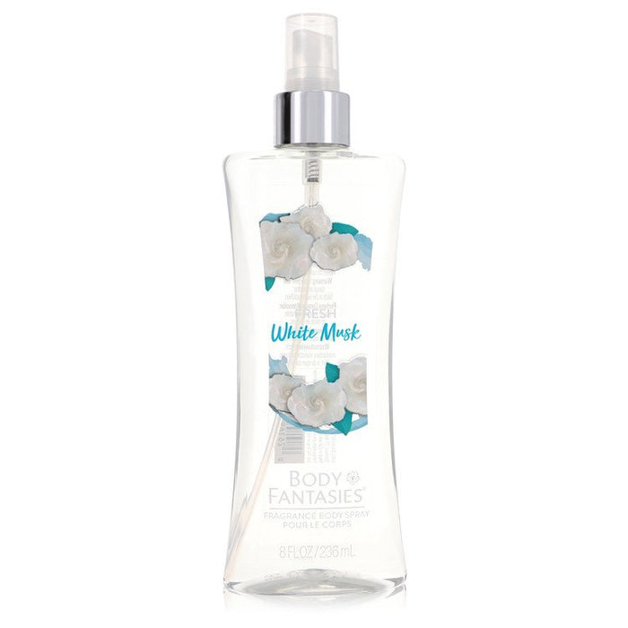 Body Fantasies Signature Fresh White Musk by Parfums De Coeur Body Spray 8 oz for Women by Avera Group