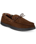 Gold Toe Mens Tie Moccasin Slippers by Vanessa Jane