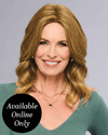 Gabor Fetching Beauty Shoulder-Length Layered Wavy Wig, Average Cap, Light Grey
