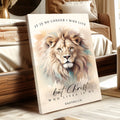 Galatians 2:20 - Christ Who Lives In Me Faith Sign by Tailored Canvases