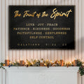 Galatians 5:22-23 - The Fruit Of The Spirit Sign by Tailored Canvases