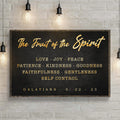 Galatians 5:22-23 - The Fruit Of The Spirit Sign by Tailored Canvases