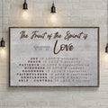 Galatians 5:22-23 - The Fruit Of The Spirit Sign III by Tailored Canvases