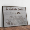 Galatians 5:22-23 - The Fruit Of The Spirit Sign III by Tailored Canvases