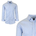 Galaxy by Harvic Men's Long-Sleeve Slim-Fit Printed Dress Shirt