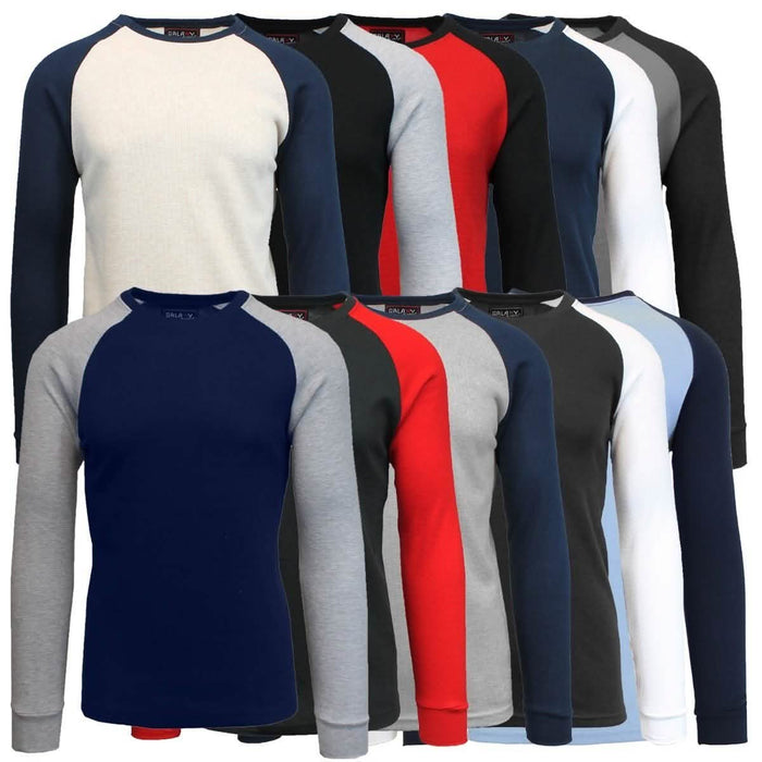 Galaxy by Harvic Men's Raglan Thermal Shirt - Assorted Sizes by DailySale