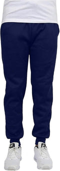 Galaxy By Harvic Men's Slim Fit Fleece Navy Jogger Pants - Size: Large by DailySale