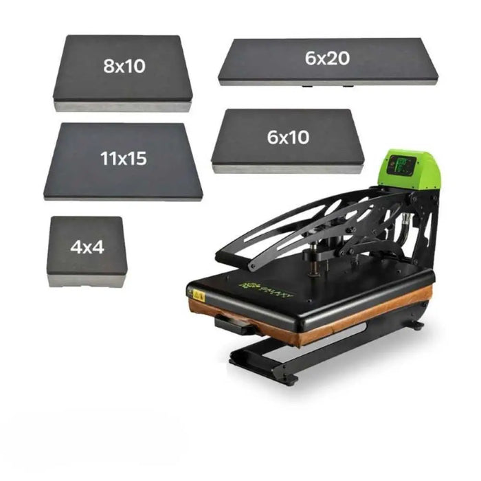 Galaxy Heat Press GS-105 Quick Change System Lower Platen Set by INNOSUB USA