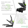 Galaxy Press Flat Press GS-105HS 16x20 Semi-auto Het Press Machine by INNOSUB USA