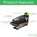 Galaxy Press Flat Press GS-105HS 16x20 Semi-auto Het Press Machine by INNOSUB USA