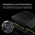 GAMDIAS RGB Gaming PC Power Supply 750W 750 Watt PSU Kratos M1-750B (Refurbished) by DailySale