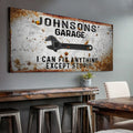 Garage Sign by Tailored Canvases
