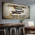Garage Sign by Tailored Canvases