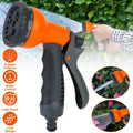 Garden Hose Nozzle Water Spray Gun 8 Adjustable Patterns by DailySale