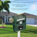 Garden Ultrasonic PIR Sensor Solar Animal Dispeller by DailySale