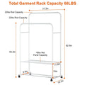 Garment Hanging Rack Clothing Organizer by DailySale
