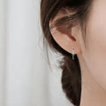 Garnet Heart Earrings by Fine Color Jewels