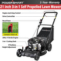 Gas Powered Self-Propelled Lawn Mower by DailySale