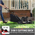 Gas Powered Self-Propelled Lawn Mower by DailySale