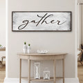Gather Grunge Sign by Tailored Canvases