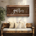 Gather Sign IX by Tailored Canvases