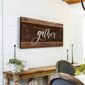 Gather Sign IX by Tailored Canvases