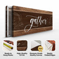 Gather Sign IX by Tailored Canvases