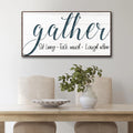 Gather Sign V by Tailored Canvases