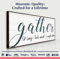 Gather Sign V by Tailored Canvases