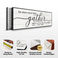 Gather Sign VI by Tailored Canvases