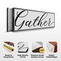 Gather Sign X by Tailored Canvases