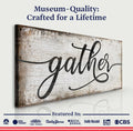 Gather Sign XI by Tailored Canvases