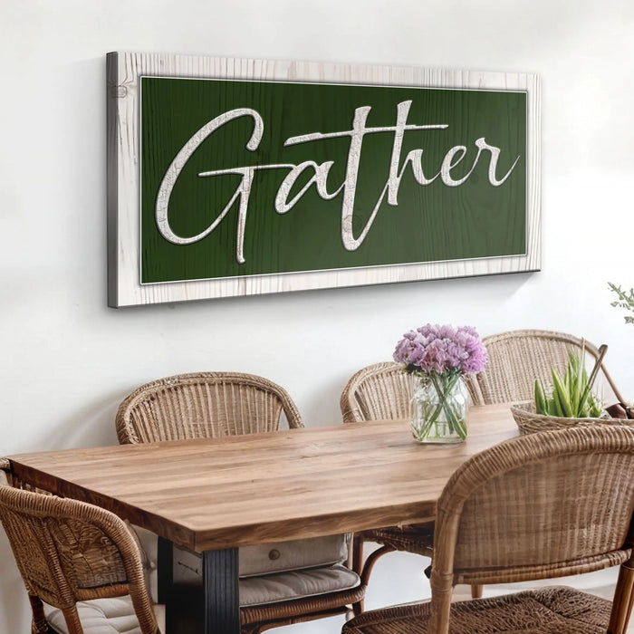 Gather Sign XVI by Tailored Canvases