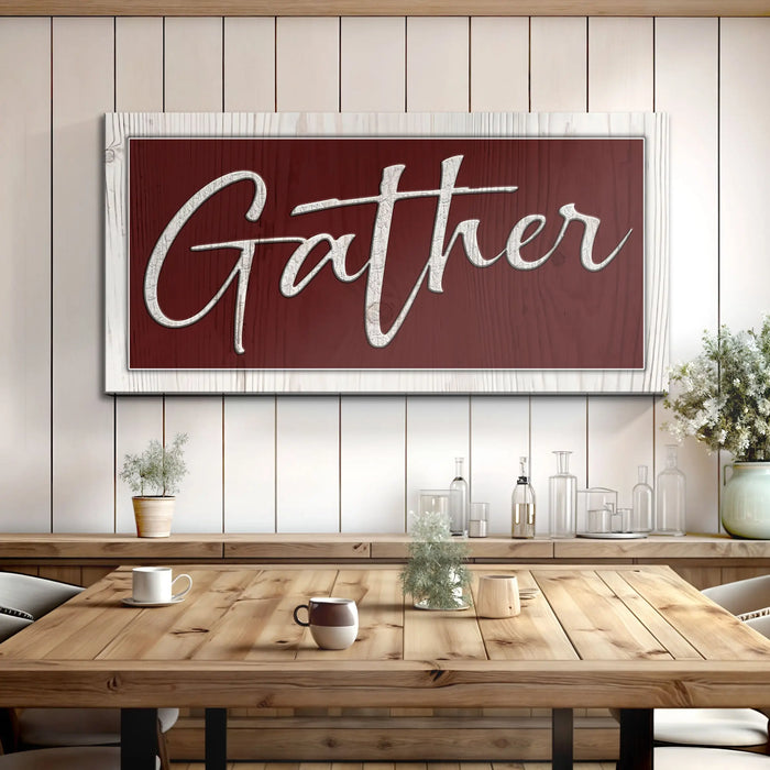 Gather Sign XVII by Tailored Canvases